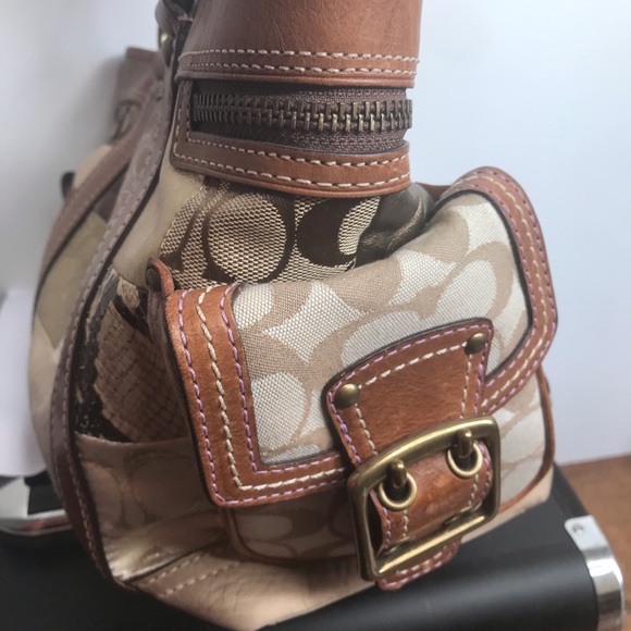 Coach real leather patch work - Picture 2 of 6